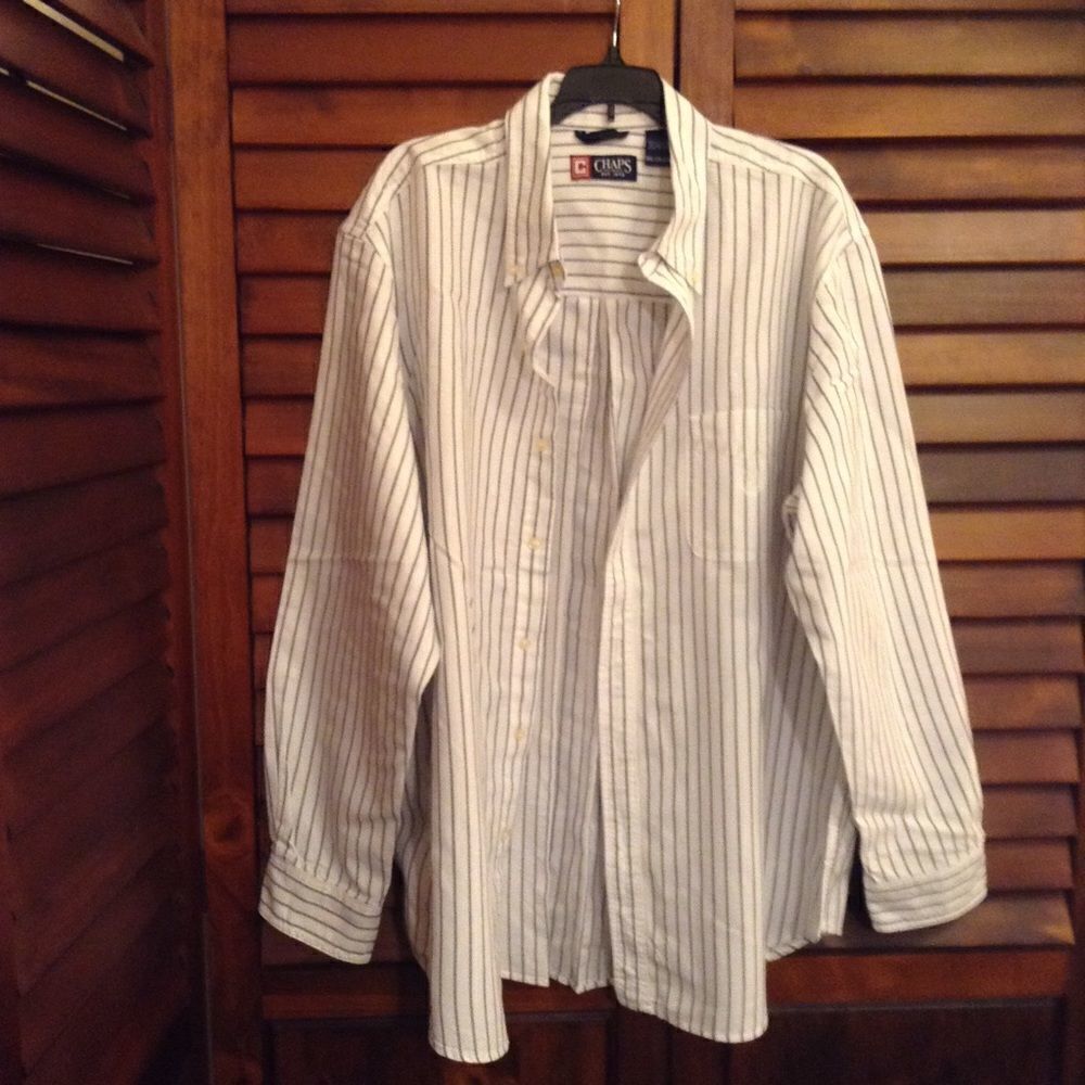 Chaps Long Sleeve Button Down Sh…